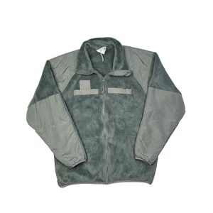 US Army Military Cold Weather Fleece Jacket Gen III Men Large Reg Green Polartec